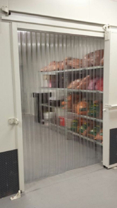 Strip Curtains To Prevent Cross-contamination in The Food Storage Area