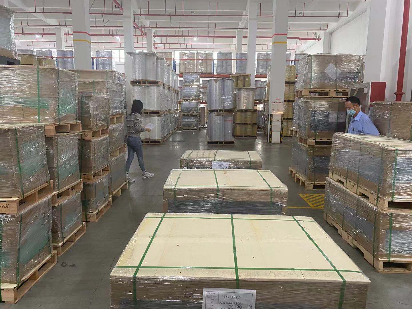 PET sheets warehouse