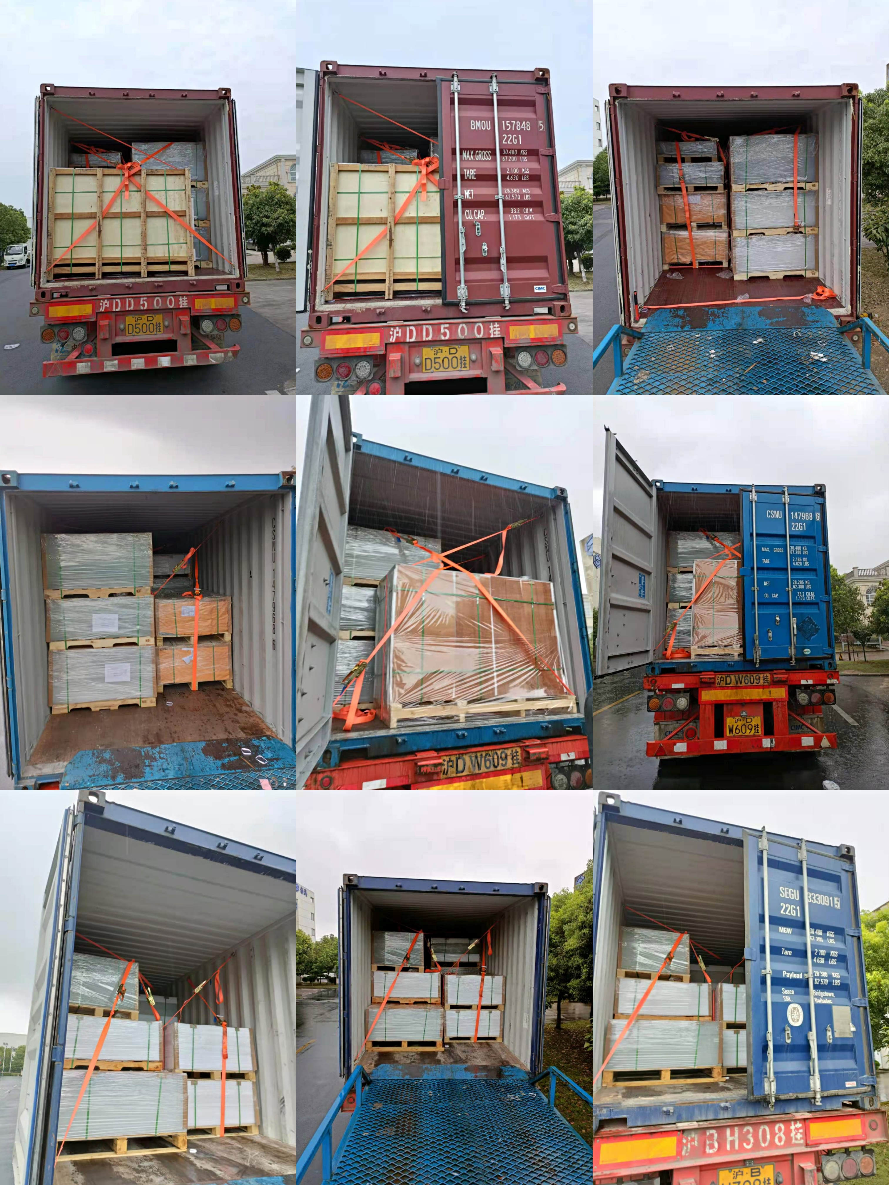 gold acrylic mirror pallets packaging